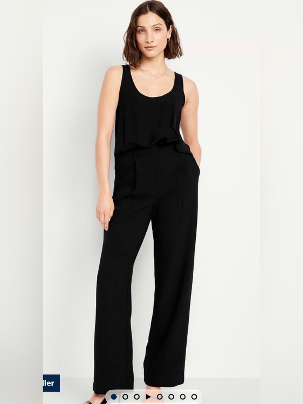 Old Navy Extra High-Waisted Taylor Wide-Leg Trouser Pants medium